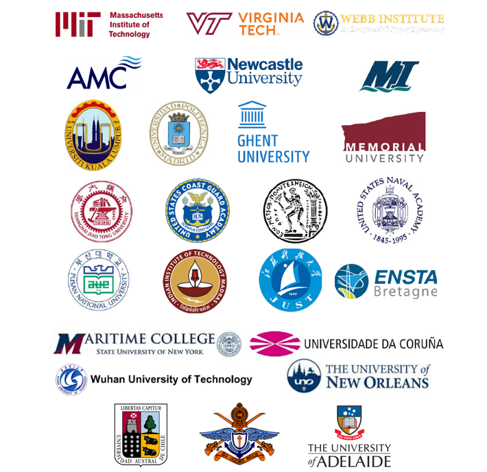 Notable academic institutions using HydroComp, Inc. software